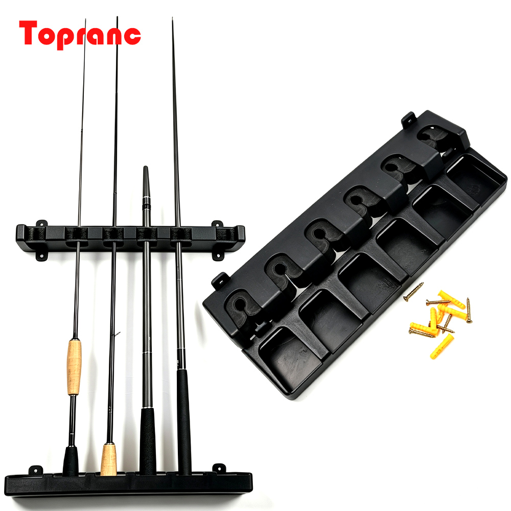 Fishing Rod Rack - Poziome uchwyty ścienne na wędki Topranc,
