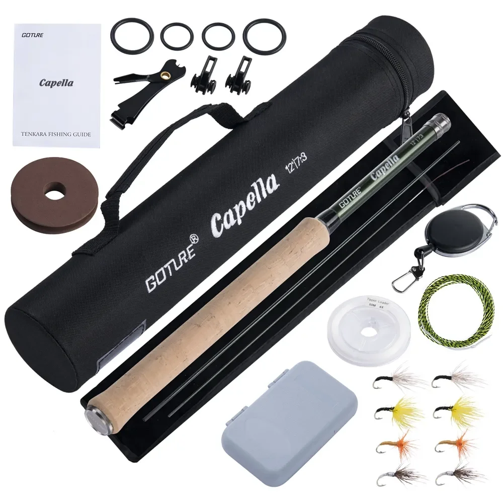 Fishing Rod Combo - Goture 12FT Klasyczny zestaw wędkarski Tenkara