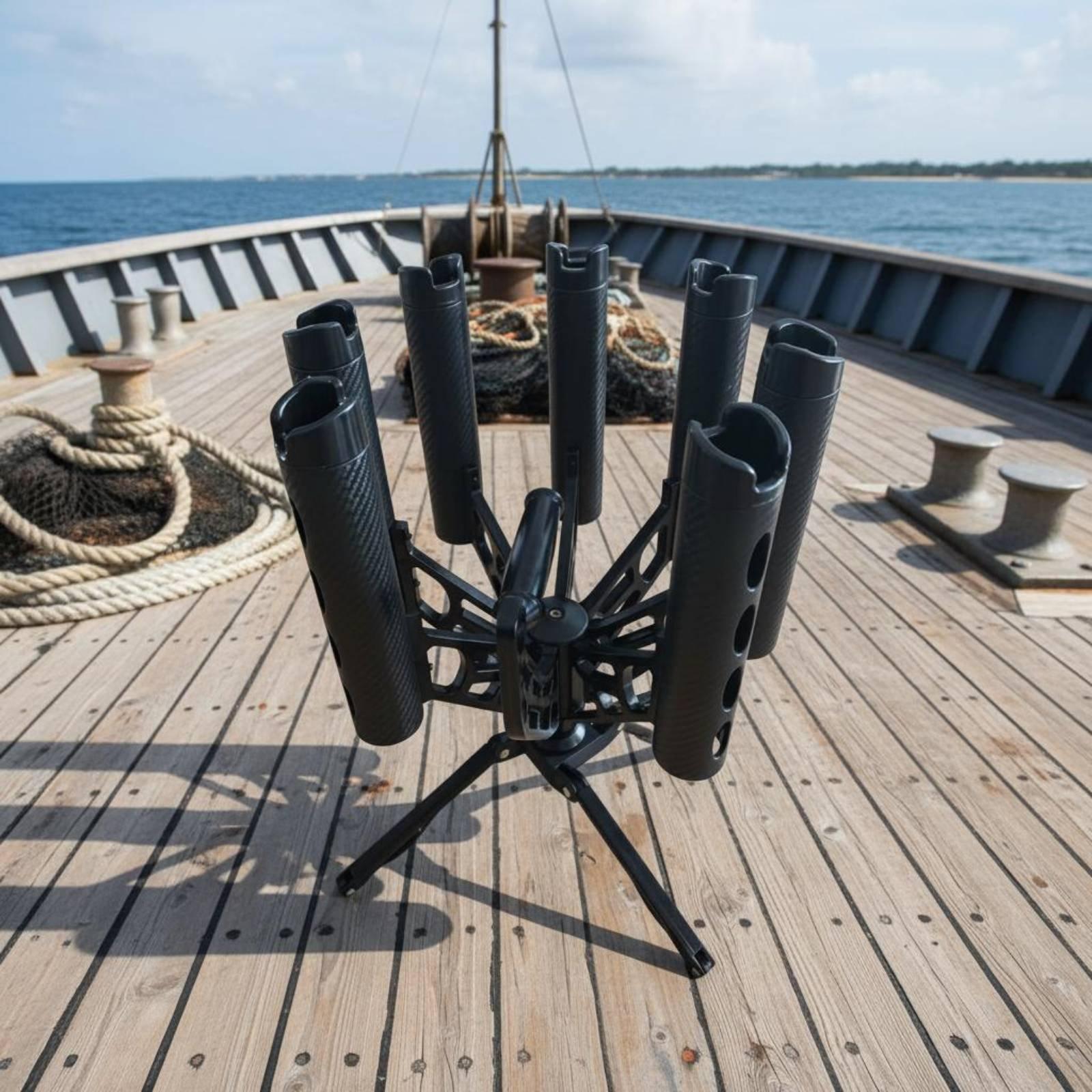 Obrotowy na 360 stopni stojak  – Fishing Rod Rack recenzja i cena