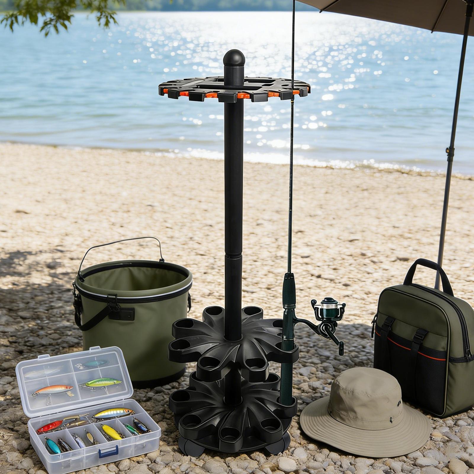 Stojaki na wędki, pionowe uchw – Fishing Rod Travel recenzja i cena