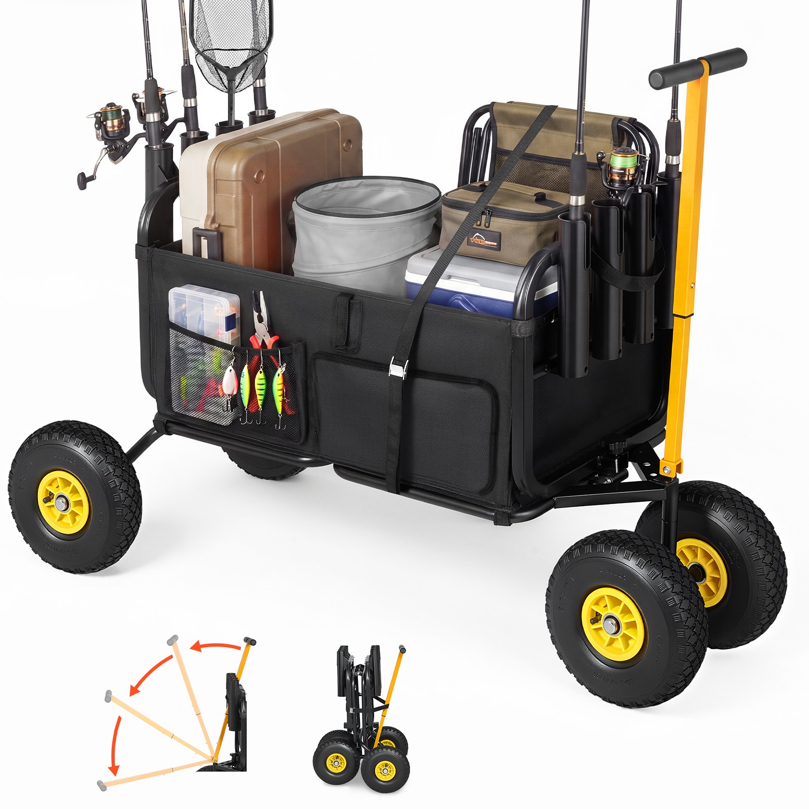 Wózek plażowy i wędkarski Uimo – Fishing Rod Holder recenzja i cena